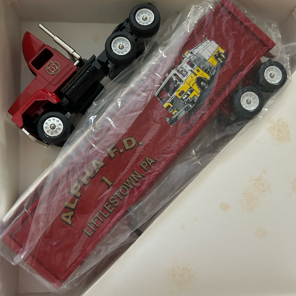 Winross Tractor and Trailer for Alpha FC of Littlestown PA